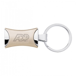 2-Tone Curved Key Ring
