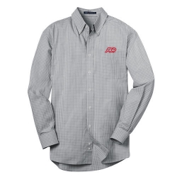 Port Authority Plaid Pattern Easy Care Shirt