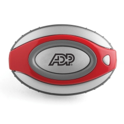 Oval Clip-On Pedometer/Clock